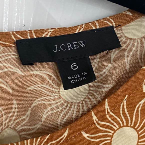 J.Crew ECO CUPRO MIDI T-SHIRT DRESS IN SUNBURST - Picture 2 of 3